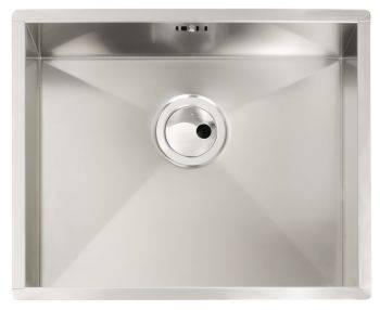 Abode Matrix R0 Brushed Stainless steel 500 mm Undermount Kitchen Sink - AW5009