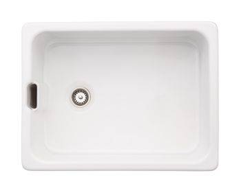 Abode White Ceramic 535 mm Belfast mount Kitchen Sink