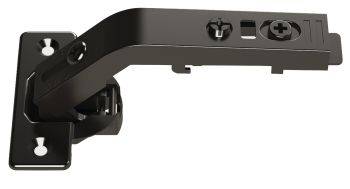 Hafele Metalla 310, 135 degree click on soft close kitchen cabinet hinge - Black Nickel Plated