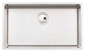 Abode Matrix R15 Brushed Stainless steel 710 mm Inset or Undermount Kitchen Sink