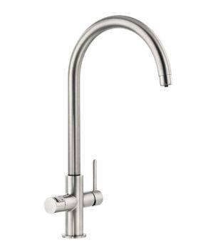 Pronteau Prothia, Single lever, C-Spout, 3-in-1 Instant Hot Water Kitchen Tap