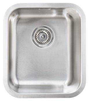 Hafele Christina Polished Stainless steel 340 mm Undermount Kitchen Sink