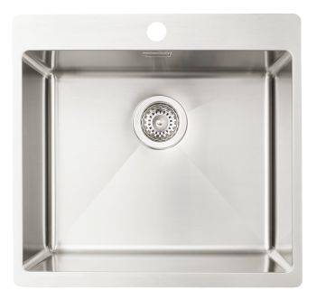 Hafele Lido Satin Stainless steel 500 mm Inset Kitchen Sink