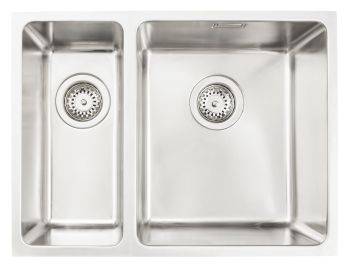 Hafele Murano Satin Stainless steel 1.5 bowl Undermount Kitchen Sink
