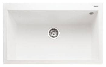 720 mm Single Bowl Insetmount Sink, Igneous Granite, Rangemaster Oridian