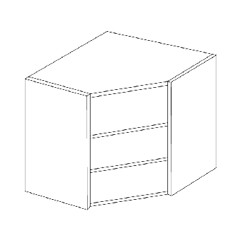 Splay Corner Wall Unit