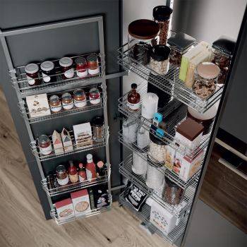Swing Out Pantry Unit, Complete Set, Full Extension, Vauth Sagel VS TAL Gate Pro