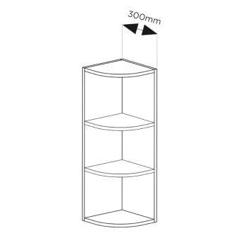 Tall Curved Wall Unit