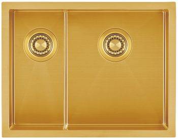 Clearwater Volta Brass / Copper Brass / Copper 1.5 bowl Inset or Undermount Kitchen Sink