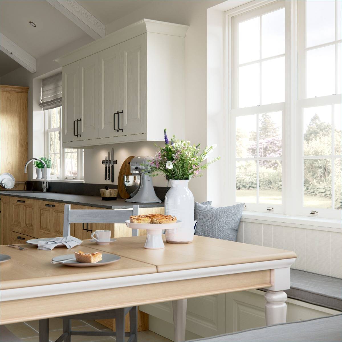 Raised panel kitchen